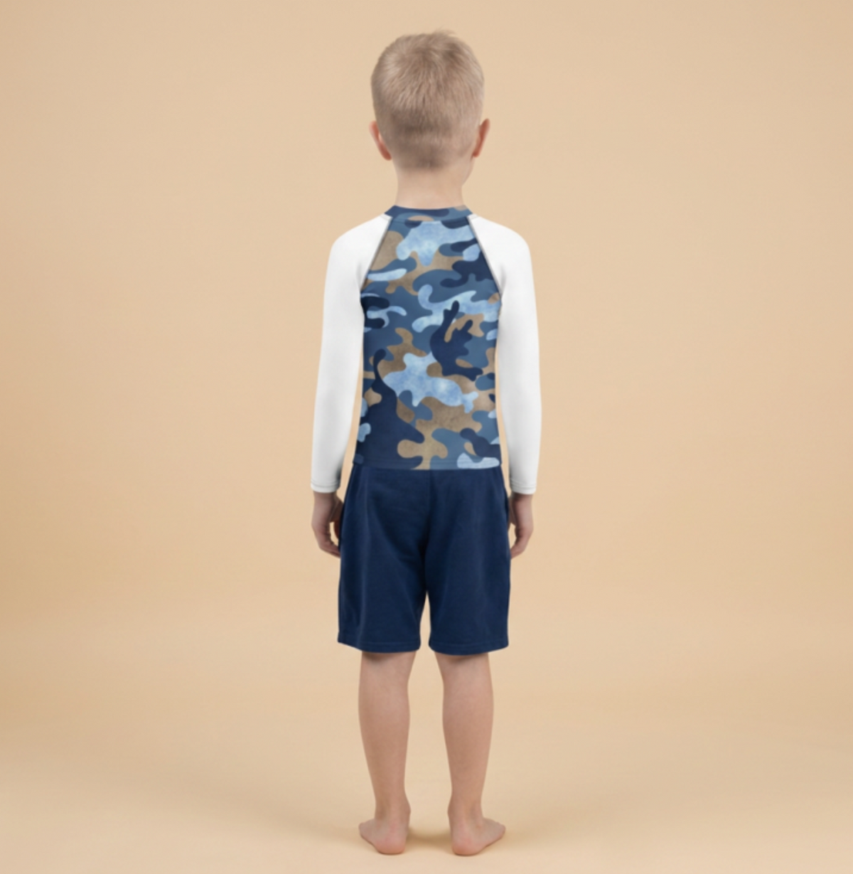 Blue Camo Swim